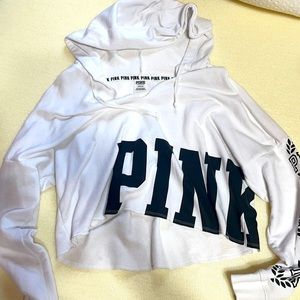 Victoria Secret Pink Crop Hoodie